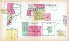 Quenemo, Burlingame, Carbondale, Olivet, Lithium, Ionia, Kansas State Atlas 1887